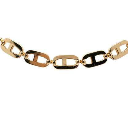 Dior Vintage CD Logo Choker Necklace Gold Plated Rhinestone — view 3
