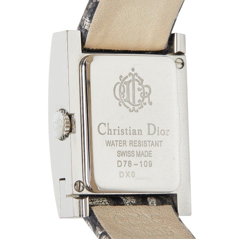Dior Maris Shell Diamond le Pearl Watch White Silver Black Stainless Steel — view 6