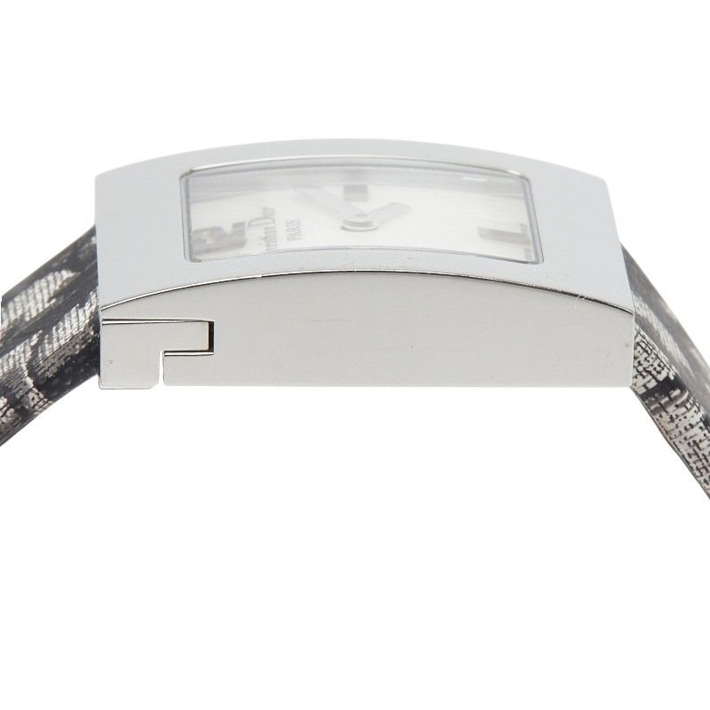 Dior Maris Shell Diamond le Pearl Watch White Silver Black Stainless Steel — view 4