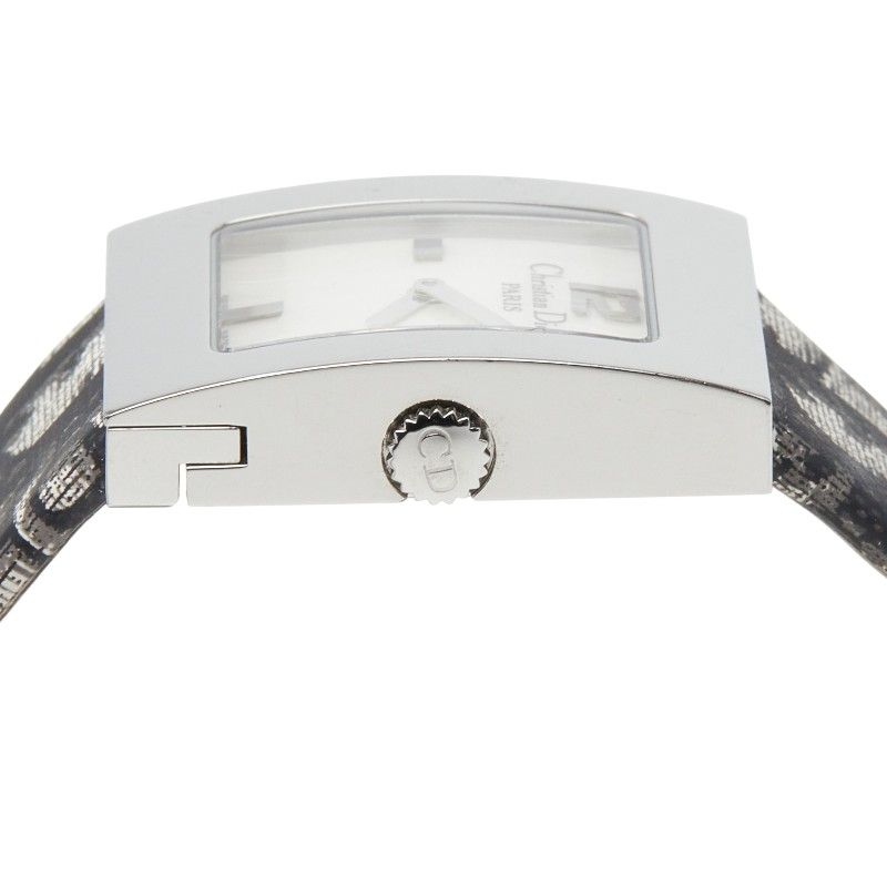 Dior Maris Shell Diamond le Pearl Watch White Silver Black Stainless Steel — view 3