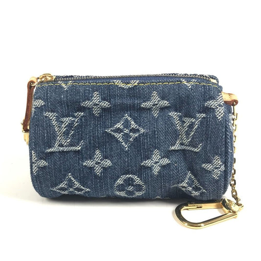 Louis Vuitton Pouch Trousse Speedy PM Monogram Denim Blue