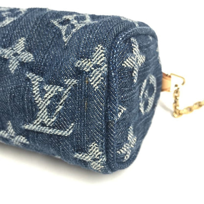 Louis Vuitton Pouch Trousse Speedy PM Monogram Denim Blue — view 6