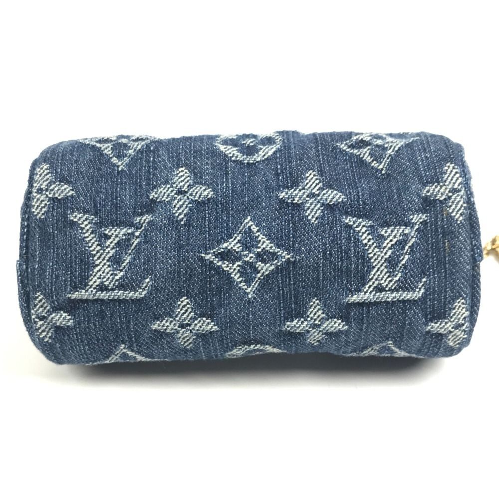 Louis Vuitton Pouch Trousse Speedy PM Monogram Denim Blue — view 5