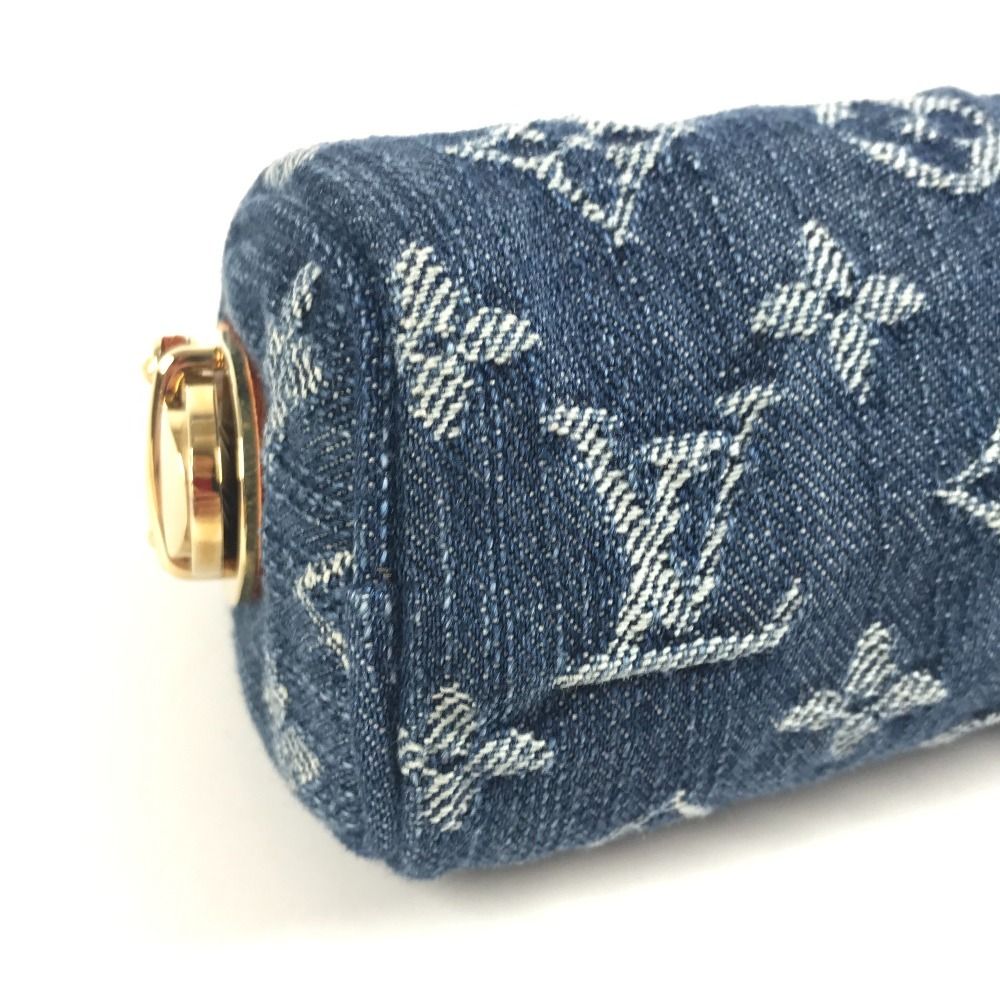 Louis Vuitton Pouch Trousse Speedy PM Monogram Denim Blue — view 7