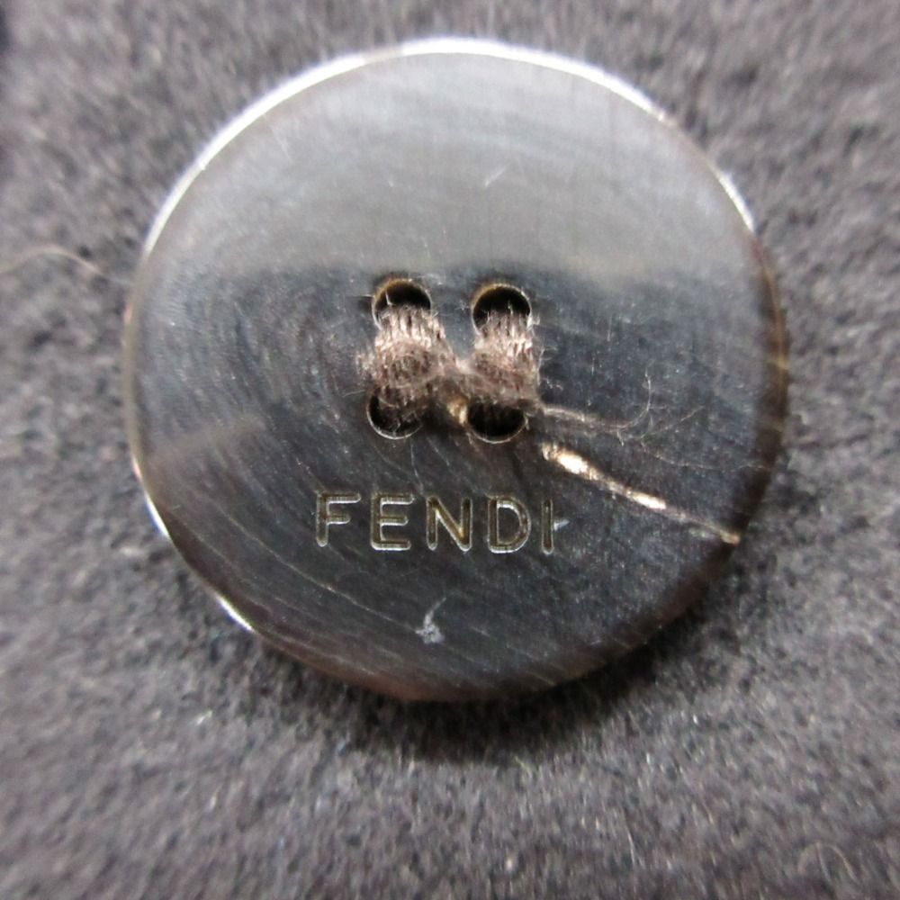 Fendi Coat Seable Fur Cashmere Blend Long Dark Gray 40 — view 7