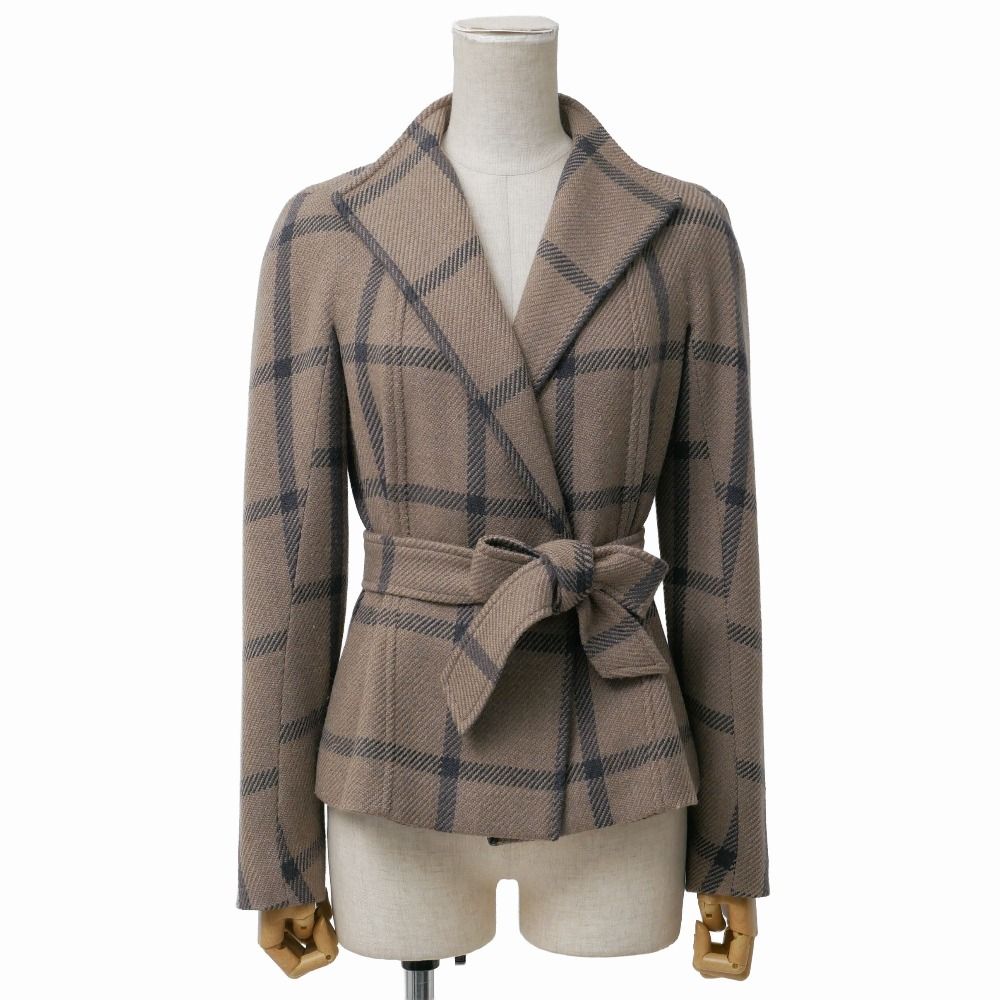 Max Mara Jacket 38 Belted White