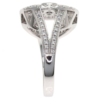 Louis Vuitton Bague Blossom GM Diamond 50 Ring 18K White Gold — view 3