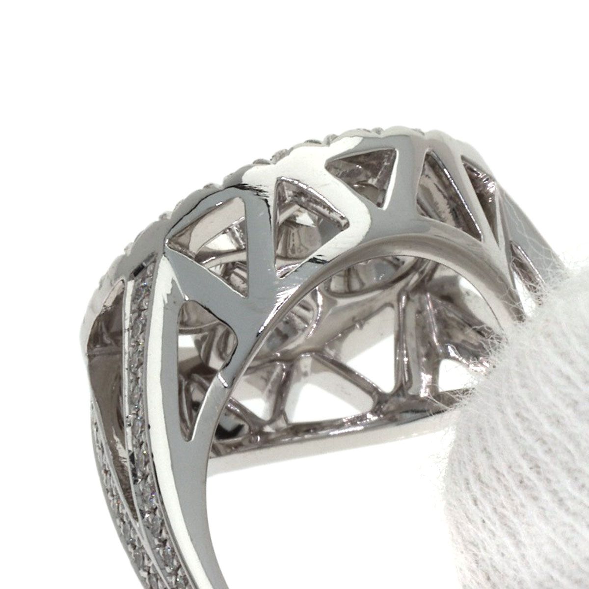 Louis Vuitton Bague Blossom GM Diamond 50 Ring 18K White Gold — view 8