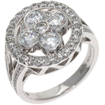 Louis Vuitton Bague Blossom GM Diamond 50 Ring 18K White Gold — view 2