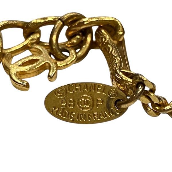 Chanel 98P CC Logo Soccer Ball Bracelet — view 2