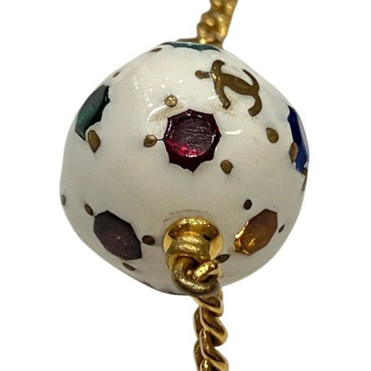 Chanel 98P CC Logo Soccer Ball Bracelet — view 6