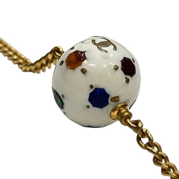 Chanel 98P CC Logo Soccer Ball Bracelet — view 8