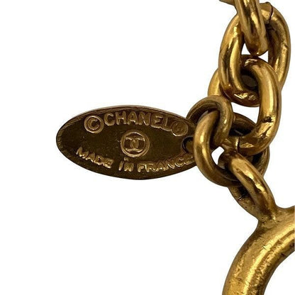 Chanel CC Logo Necklace Gold — view 5