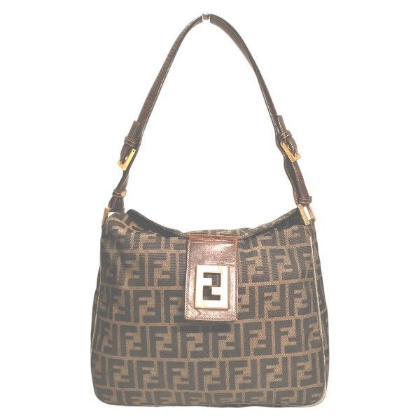 Fendi Zucca Pattern Shoulder Bag