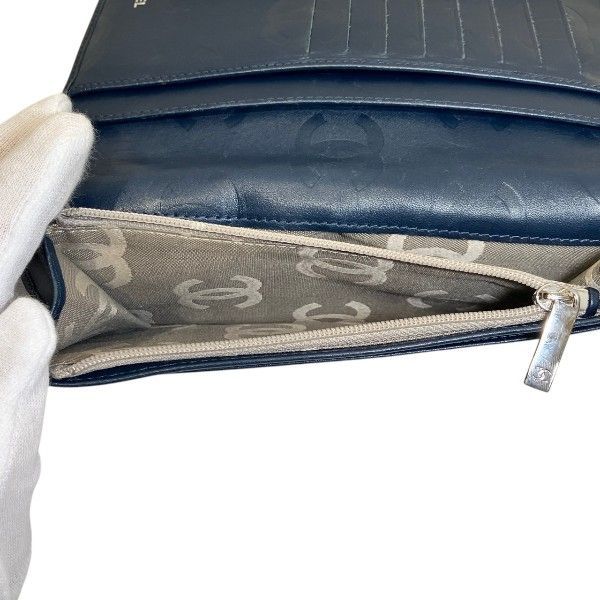 Chanel Cambon Line CC Logo Bifold Wallet — view 6