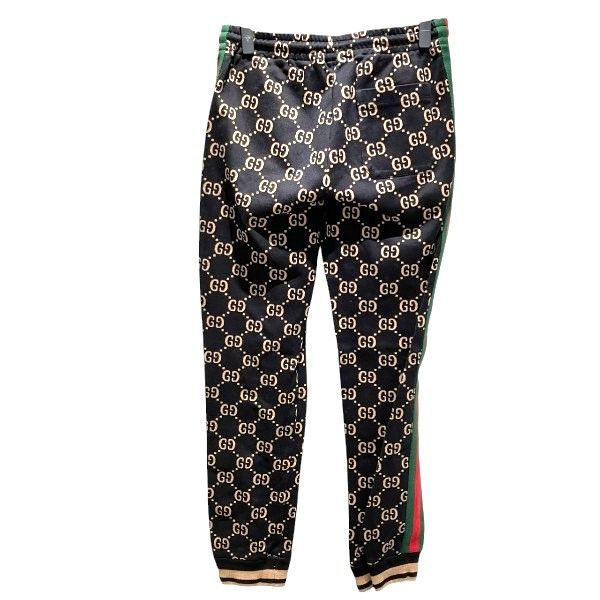 Gucci 100% Cotton M Sherry Line Jumbo GG Jogger Pants — view 2