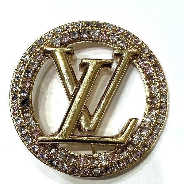 Louis Vuitton Brooch E Tresor Rhinestone