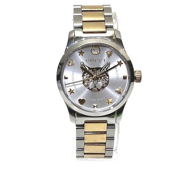 Gucci Timeless 126.5 Quartz Cat Head Watch