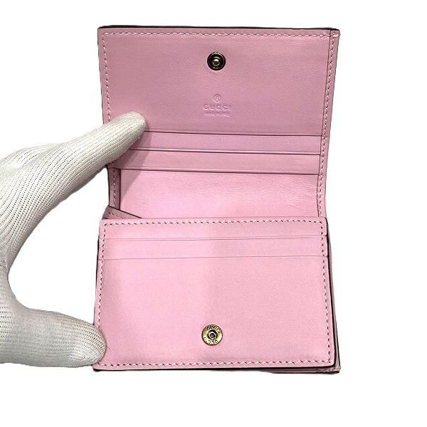 Gucci GG Supreme Strawberry Mini Wallet Bifold — view 3