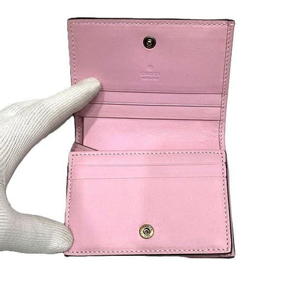 Gucci GG Supreme Strawberry Mini Wallet Bifold — view 3