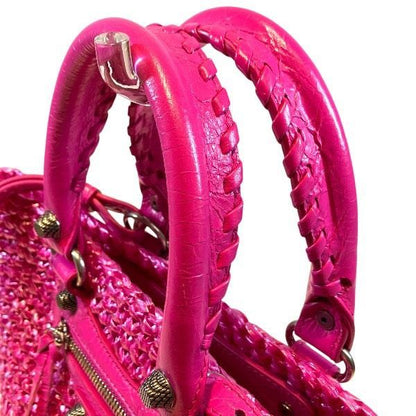 Balenciaga Le Cagole Panier Small Mirror Charm Basket Shoulder Bag — view 7