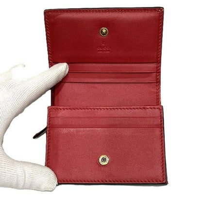 Gucci GG Supreme Cherry Mini Wallet Bifold — view 3