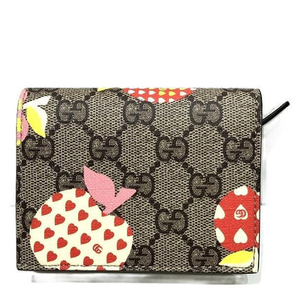 Gucci GG Supreme Les Pomme Apple Bifold Wallet — view 2