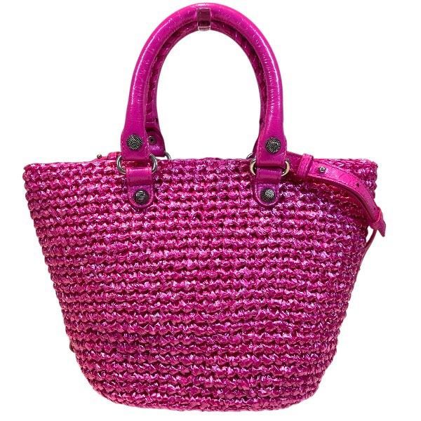 Balenciaga Le Cagole Panier Small Mirror Charm Basket Shoulder Bag — view 2