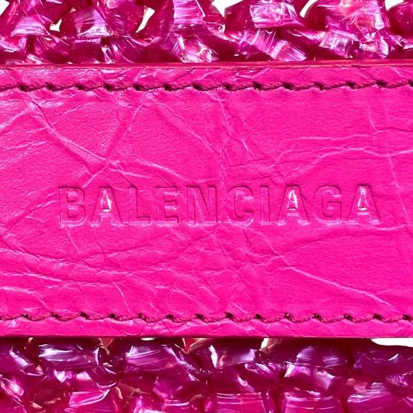 Balenciaga Le Cagole Panier Small Mirror Charm Basket Shoulder Bag — view 4