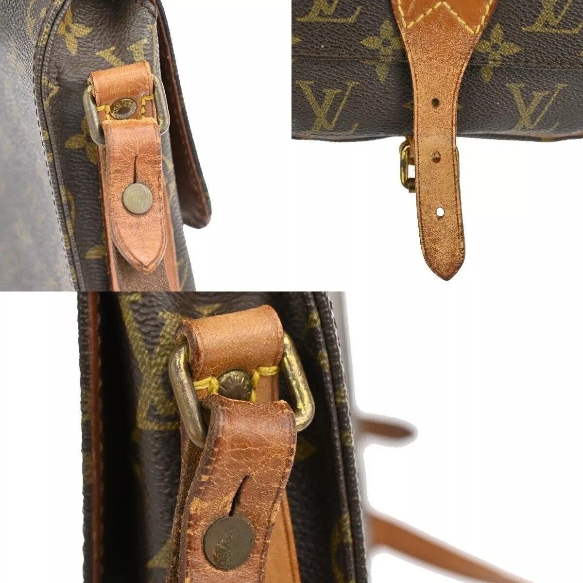 Louis Vuitton Shoulder Bag Mini Cartouchiere Monogram — view 8