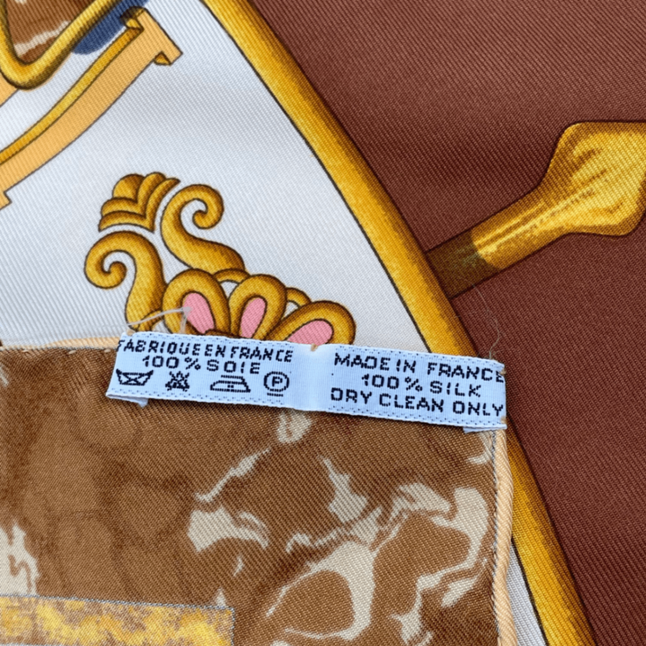 Hermes Scarf Carre 90 Silk Carpe Diem Enjoy Today Seize The Day Sun — view 7