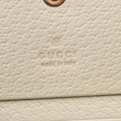 Gucci Bifold Wallet Pikarar GG Supreme Beige Pink White Animal Print — view 5