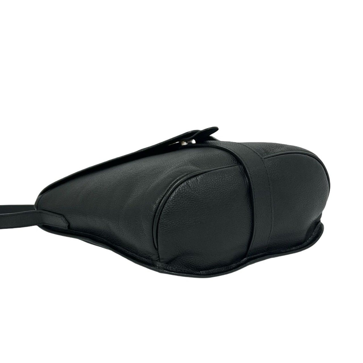 Saint Laurent Vintage Logo Leather Mini Shoulder Bag Black — view 7