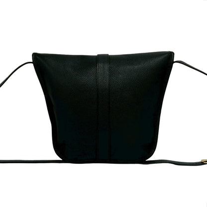 Saint Laurent Vintage Logo Leather Mini Shoulder Bag Black — view 3