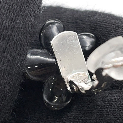 Chanel Earrings CC Logo Camellia 05 — view 6