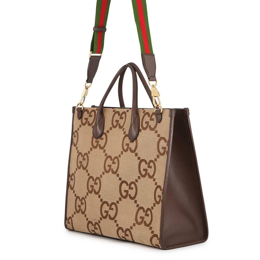 Gucci Tote Bag Jumbo GG Canvas Leather 2-Way — view 2
