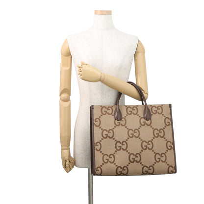 Gucci Tote Bag Jumbo GG Canvas Leather 2-Way — view 4