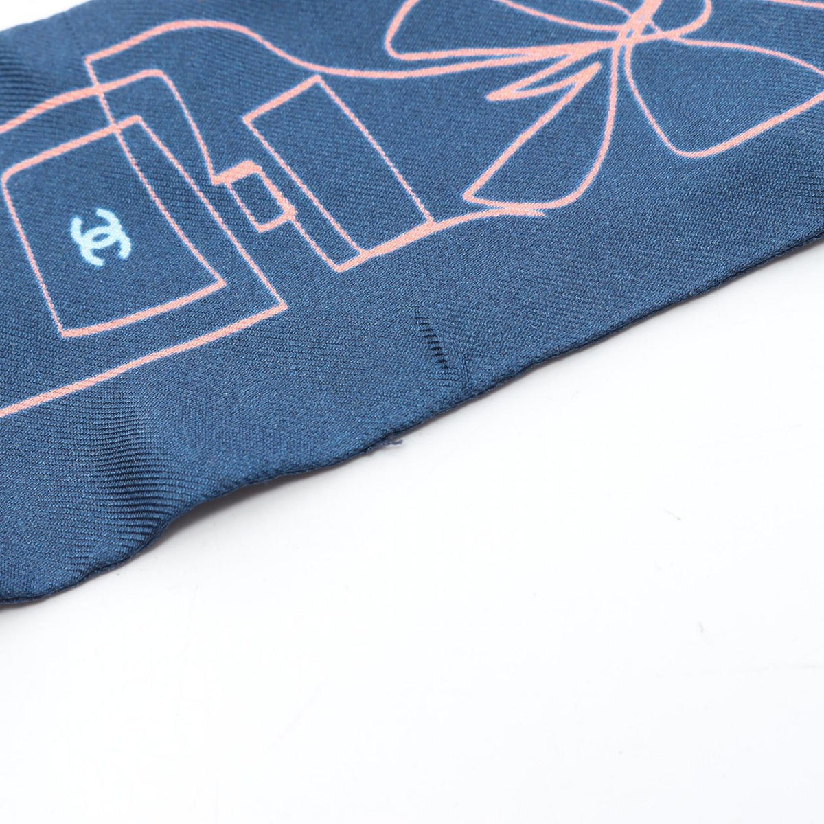 Chanel Scarf CC Logo All Over Silk — view 8