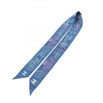 Chanel Scarf CC Logo All Over Silk — view 2