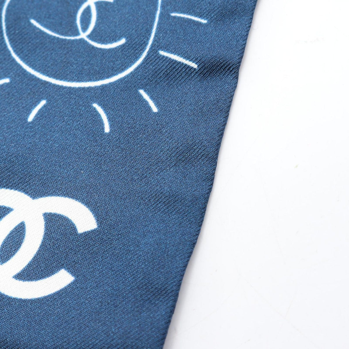 Chanel Scarf CC Logo All Over Silk — view 7