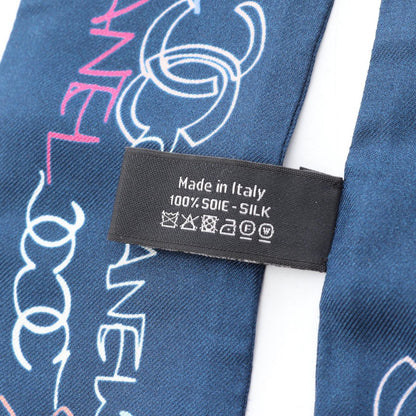Chanel Scarf CC Logo All Over Silk — view 5
