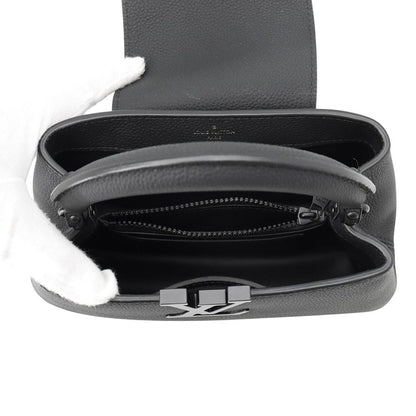 Louis Vuitton Matte Calf Leather Capucines East West Mini Bag 2-Way Black — view 7