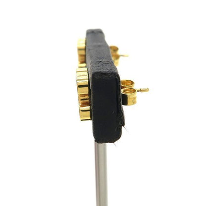 Celine Triomphe Rhinestone Studded Earrings — view 2