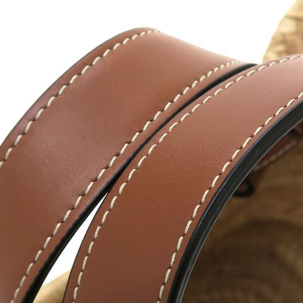 Celine Teen Classic Panier Raffia&Calfskin Messenger Bag — view 7