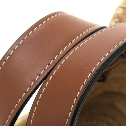 Celine Teen Classic Panier Raffia&Calfskin Messenger Bag — view 7