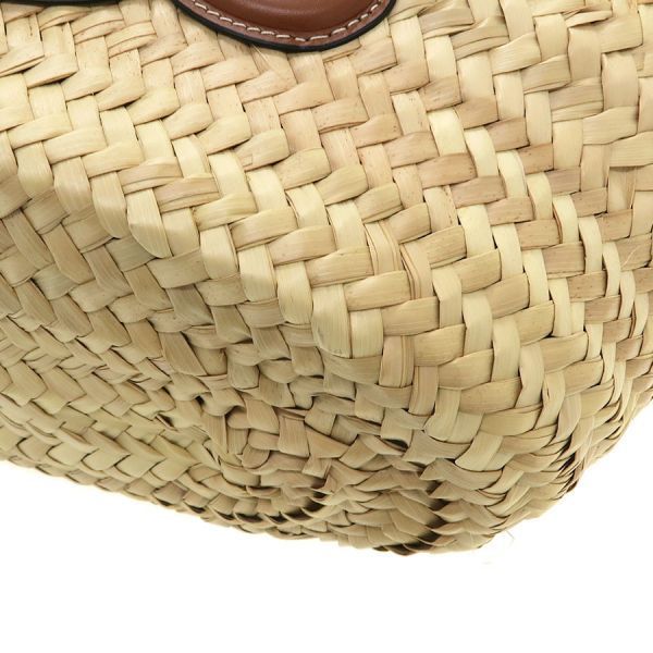Celine Teen Classic Panier Raffia&Calfskin Messenger Bag — view 5