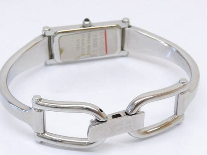 Gucci Watch Bangle Stainless Steel Square Dial Quartz White — view 2