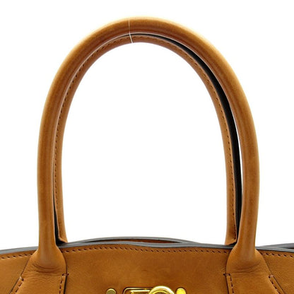Louis Vuitton Steamer Millesime Leather Shoulder Bag Camel — view 2