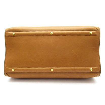Louis Vuitton Steamer Millesime Leather Shoulder Bag Camel — view 5
