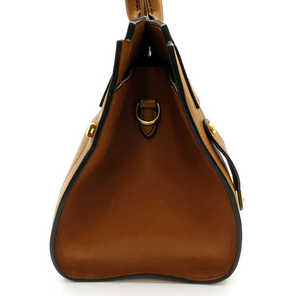 Louis Vuitton Steamer Millesime Leather Shoulder Bag Camel — view 3